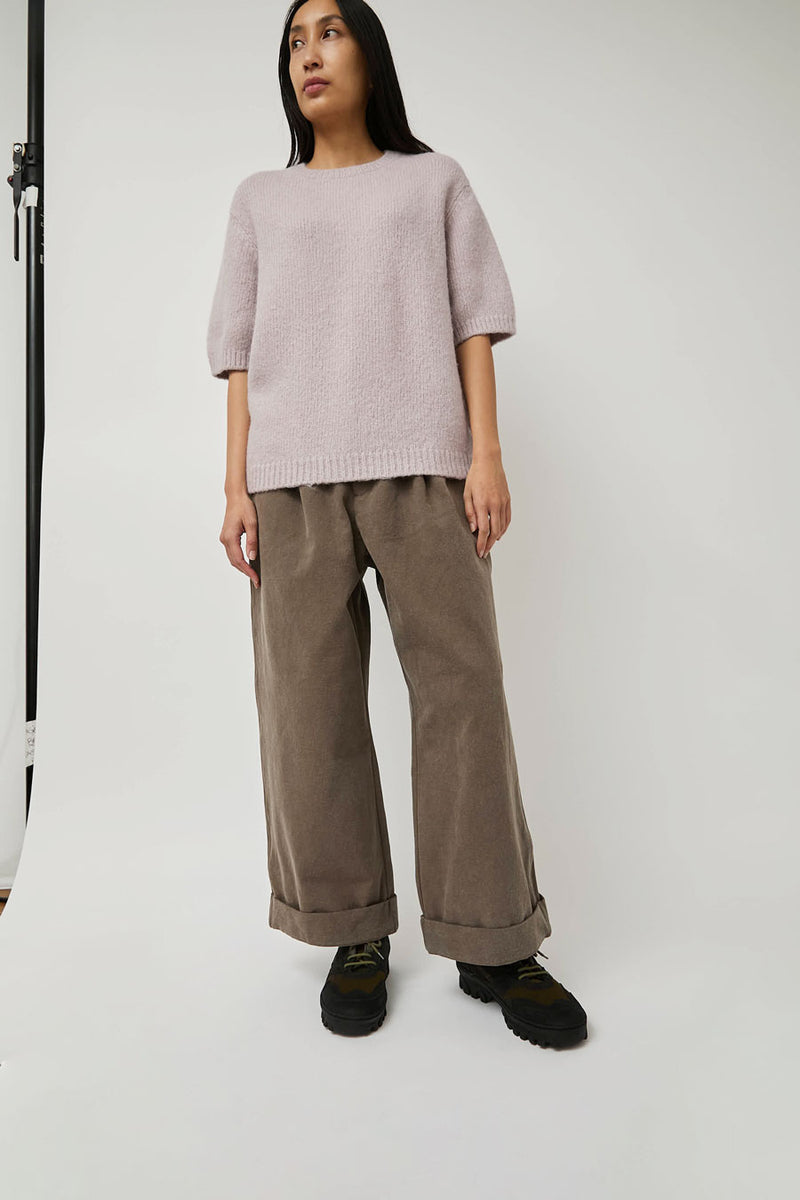 Lauren Manoogian Canvas Trouser in Washed Cinder
