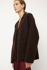 Lauren Manoogian Double Face Cardigan in Merlot