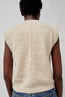 Lauren Manoogian Fleece Vest in Ecru