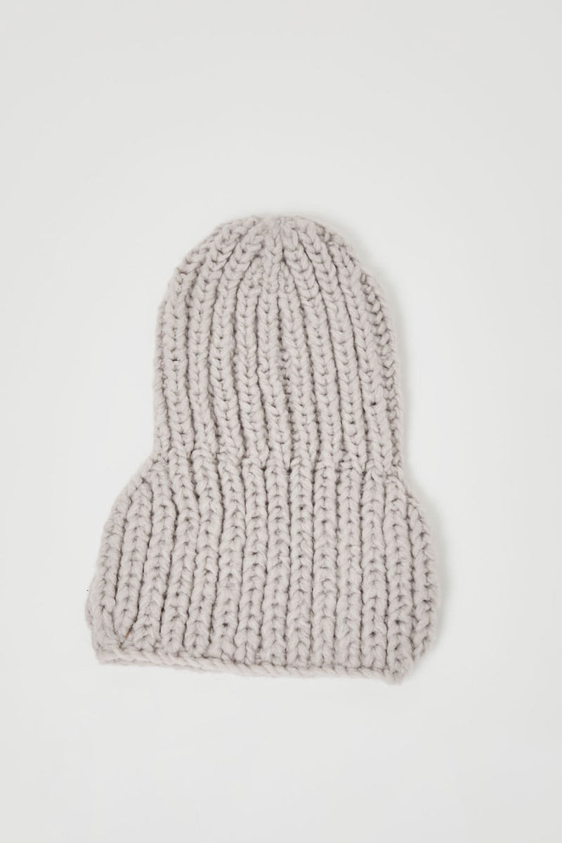 Lauren Manoogian Handknit Rib Hat in Lavender