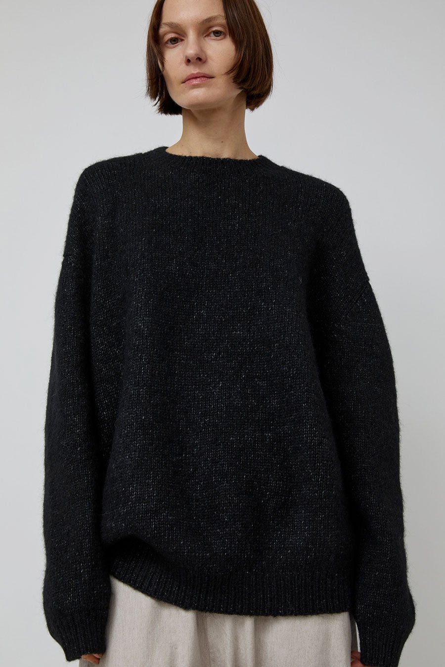 Lauren Manoogian Loft Crewneck in Black