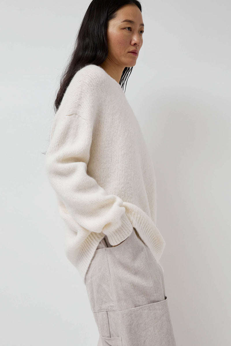 Lauren Manoogian Loft Crewneck in White