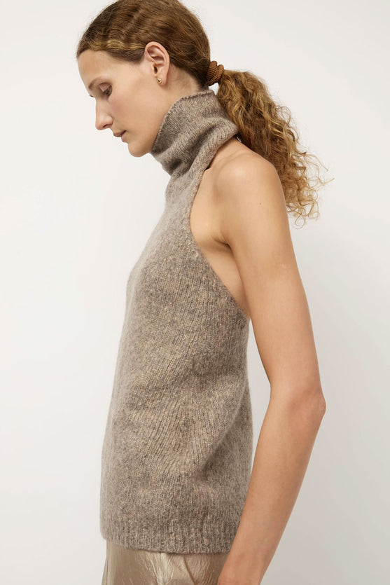 Lauren Manoogian Loft Halter Top in Ash