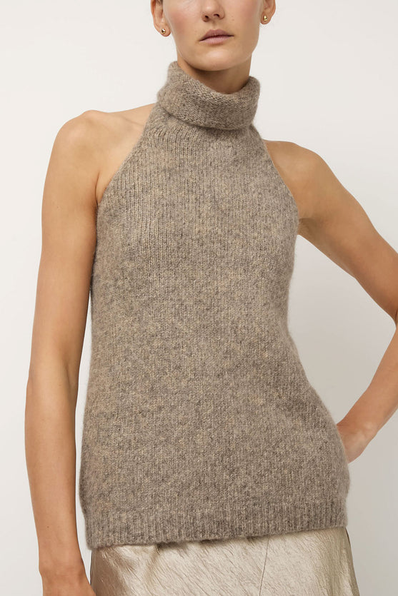 Lauren Manoogian Loft Halter Top in Ash
