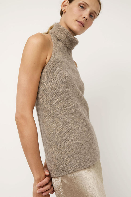 Lauren Manoogian Loft Halter Top in Ash