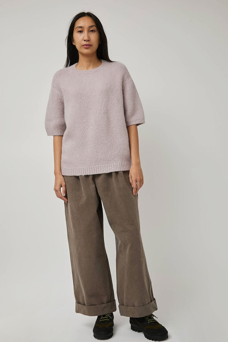 Lauren Manoogian Loft Short Sleeve Crewneck in Lavender