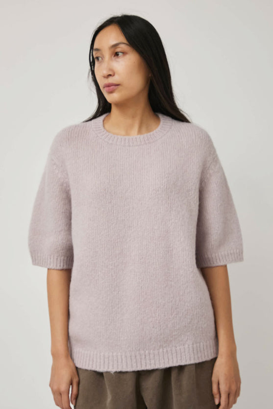 Lauren Manoogian Loft Short Sleeve Crewneck in Lavender – No.6 Store