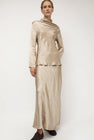 Lauren Manoogian Luster Top in Champagne