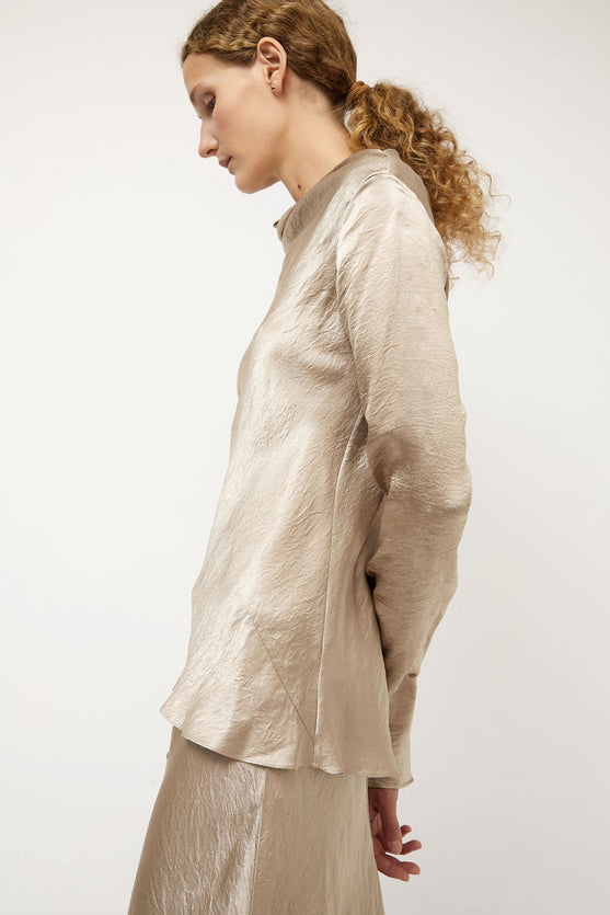 Lauren Manoogian Luster Top in Champagne