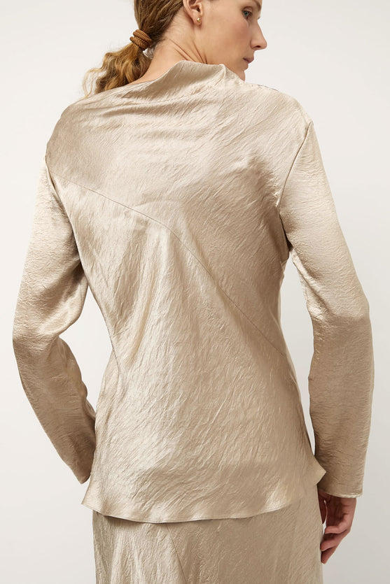 Lauren Manoogian Luster Top in Champagne