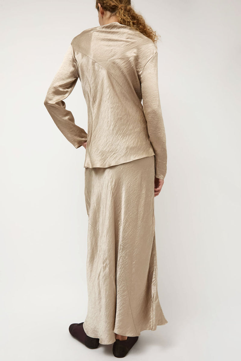 Lauren Manoogian New Luster Skirt in Champagne