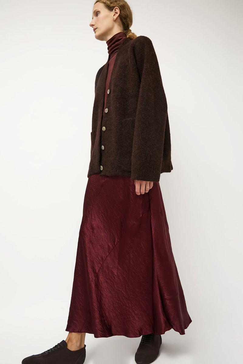 Lauren Manoogian New Luster Skirt in Merlot