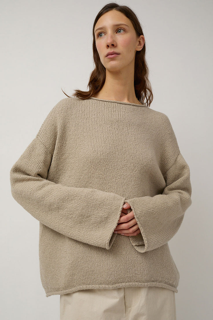 Lauren Manoogian Roving Rollneck in Cement