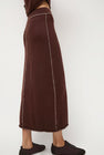 Lauren Manoogian Stitch Skirt in Merlot