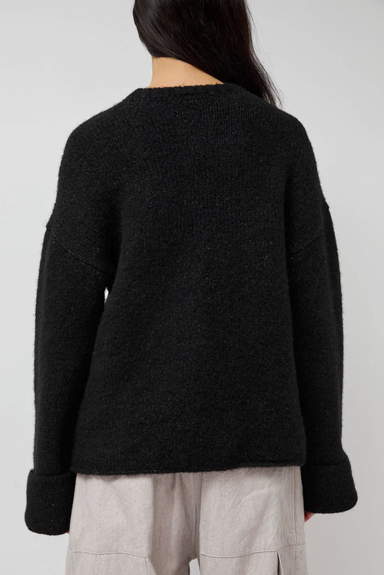 Lauren Manoogian Loft Crewneck in Black