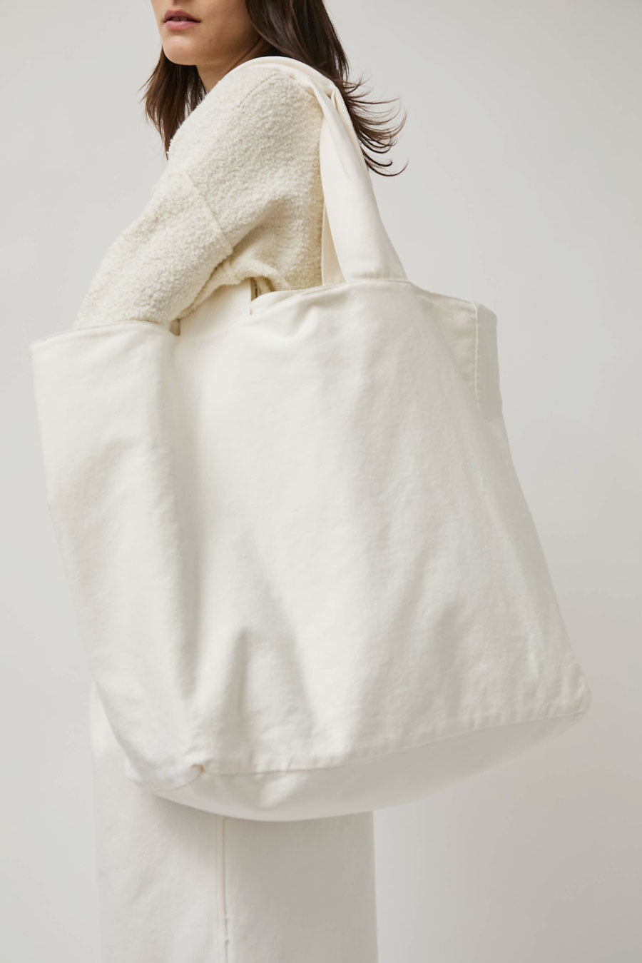 Lauren Manoogian Washed Tote in White