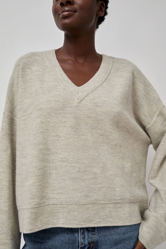 Lauren Manoogian Wide V Neck in Carrara