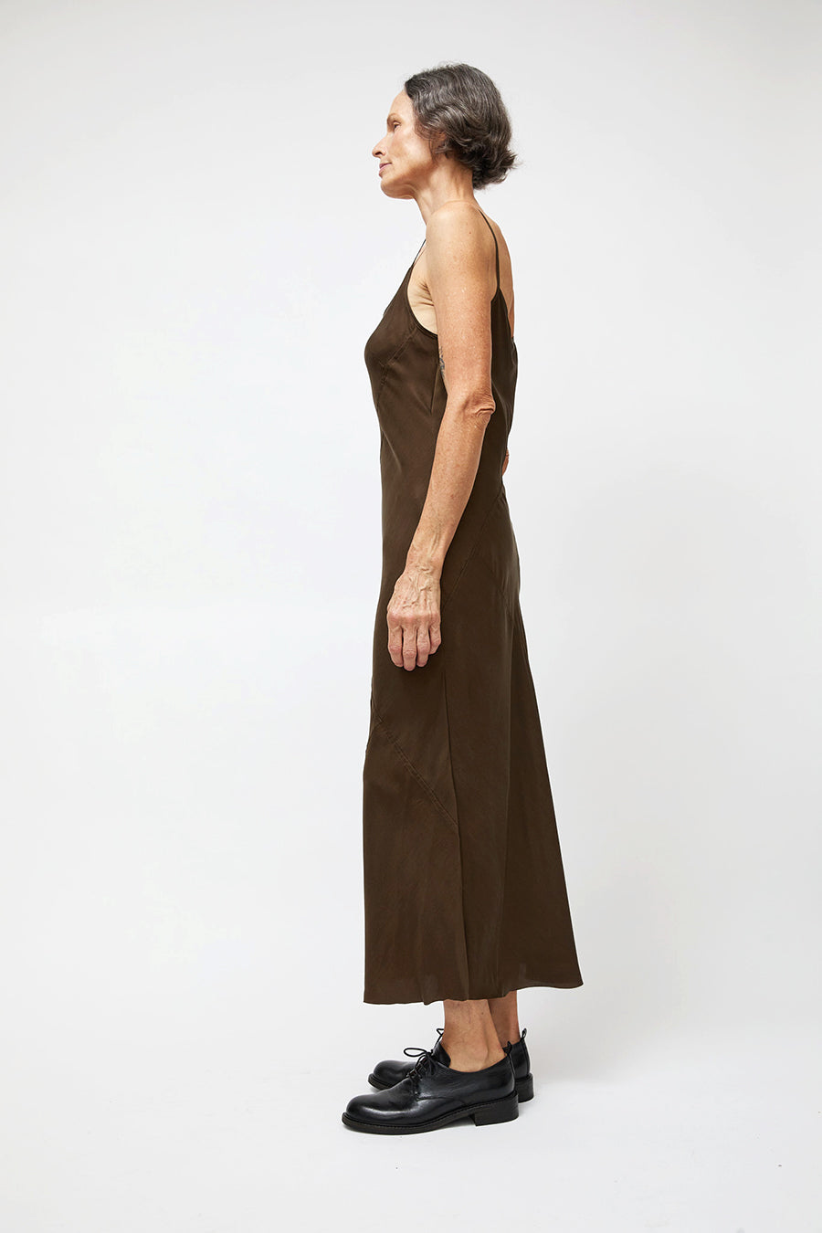 Lauren Manoogian Bias Dress in Olive