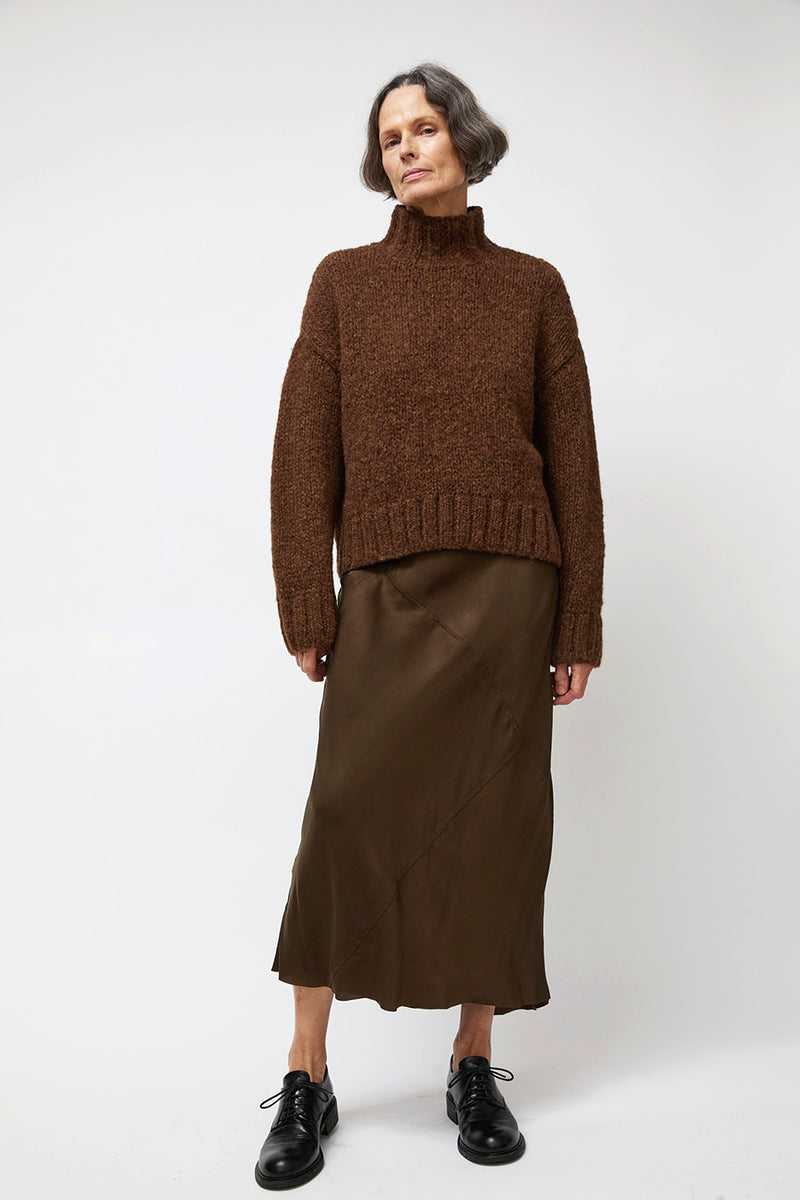 Lauren Manoogian Bias Dress in Olive