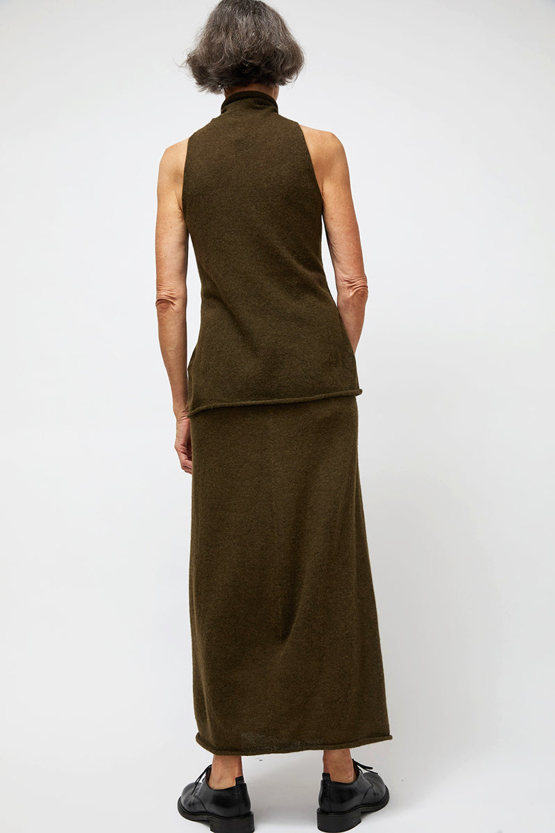 Lauren Manoogian Bottle Skirt in Olive