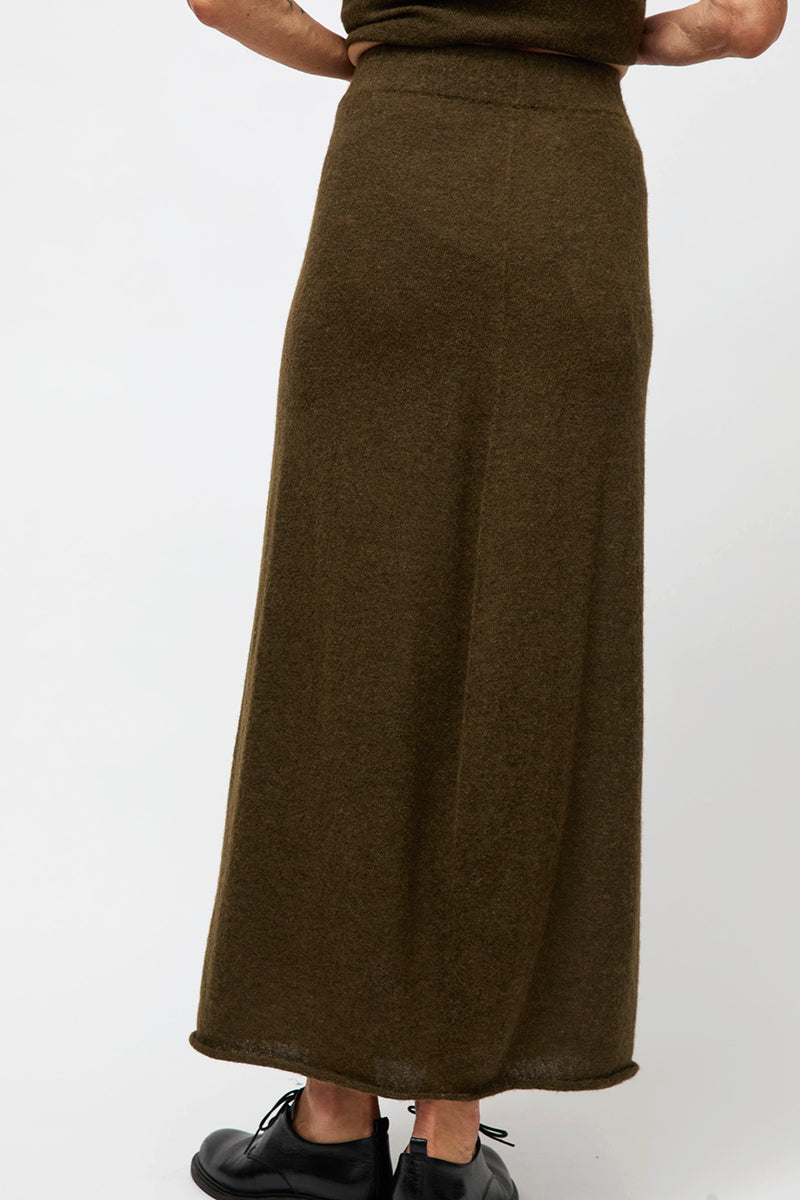 Lauren Manoogian Bottle Skirt in Olive