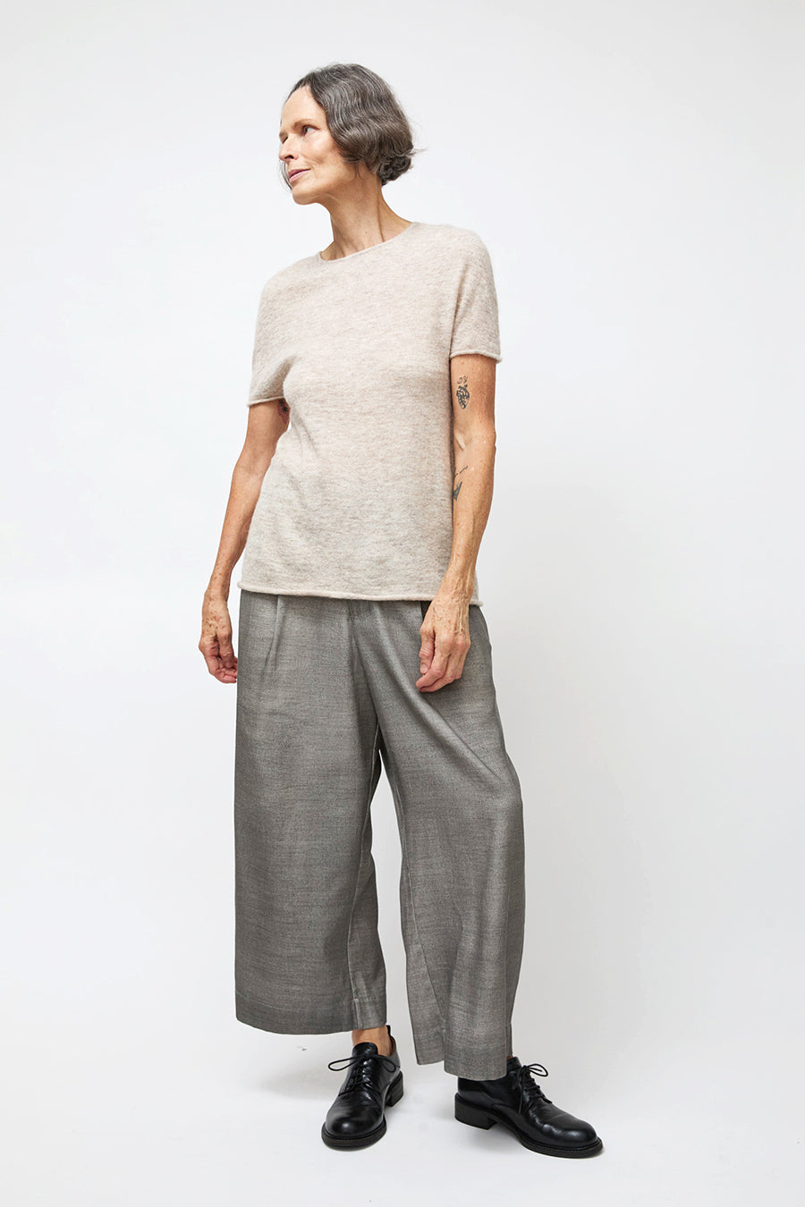 Lauren Manoogian Brushstroke Trouser in Sumi