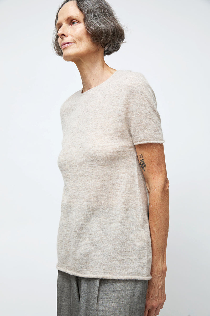 Lauren Manoogian Cape Crewneck in Pebble