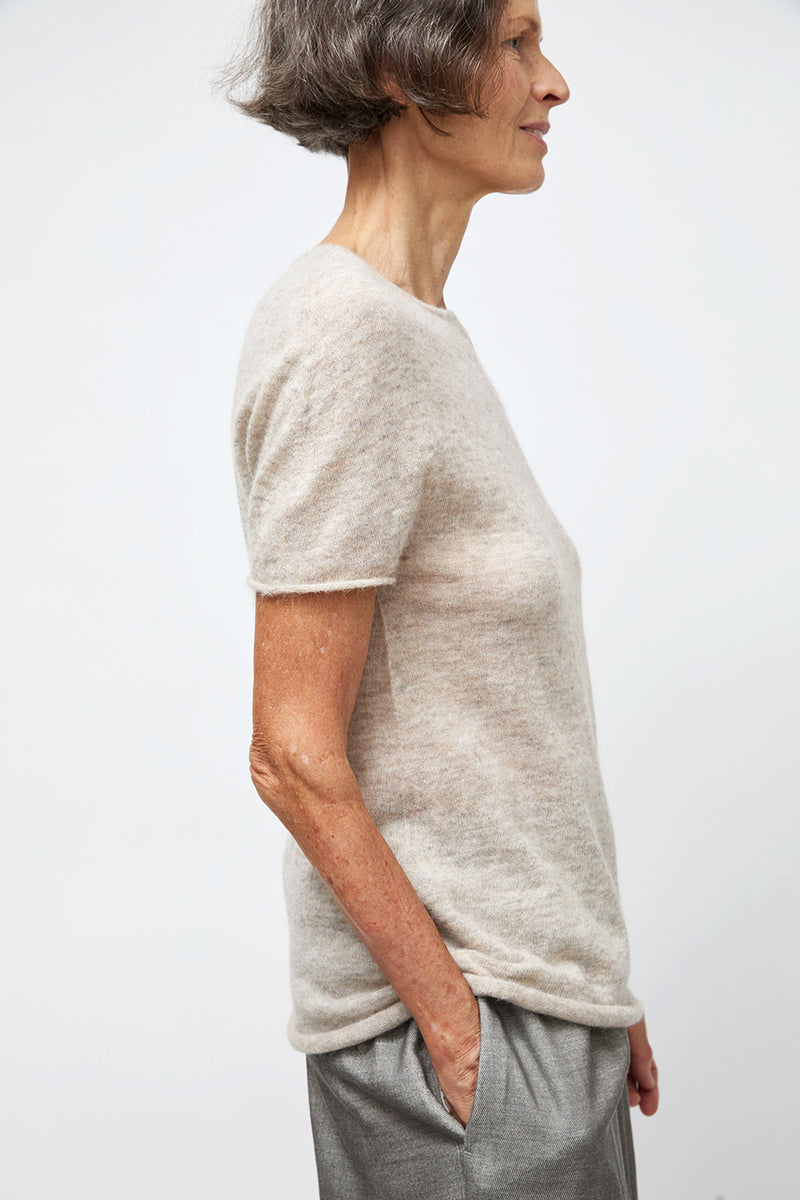 Lauren Manoogian Cape Crewneck in Pebble