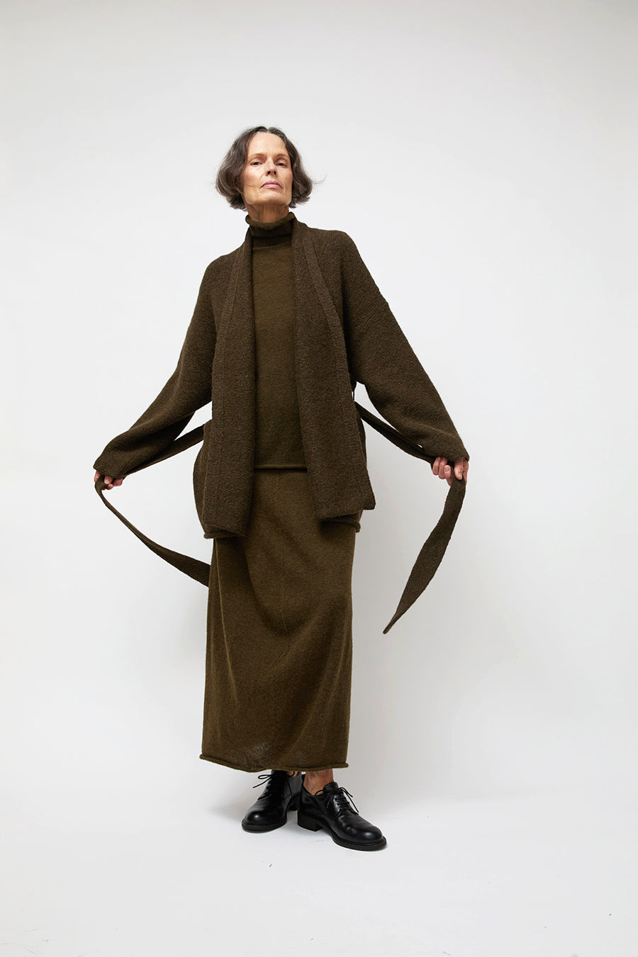 Lauren Manoogian Coto Cardigan in Olive