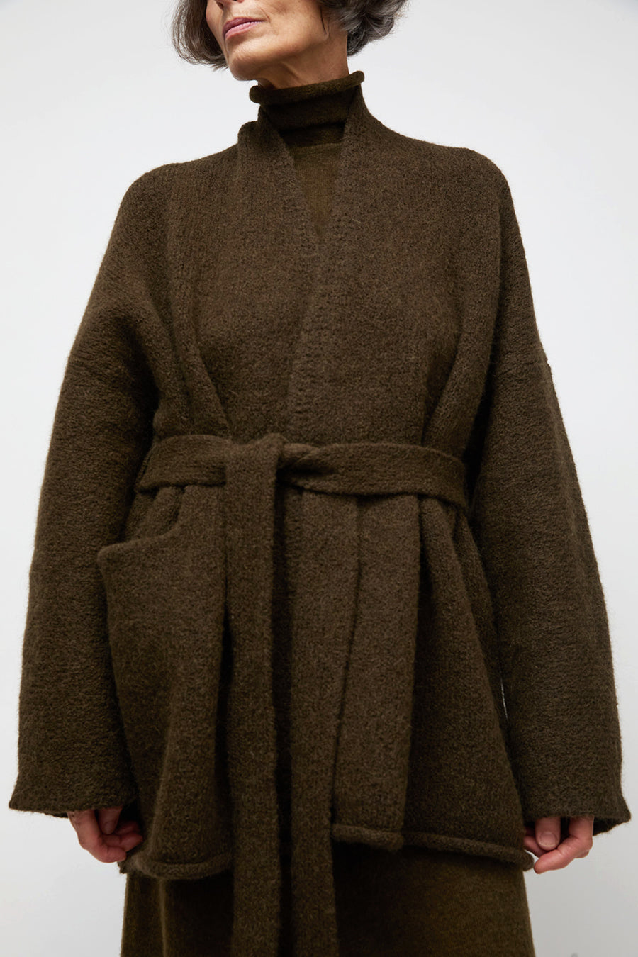 Lauren Manoogian Coto Cardigan in Olive