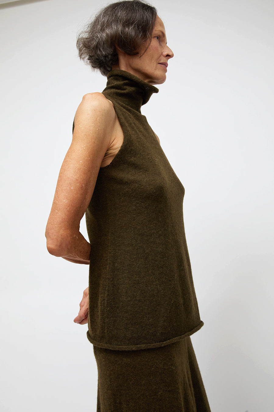 Lauren Manoogian Funnel Shell in Olive