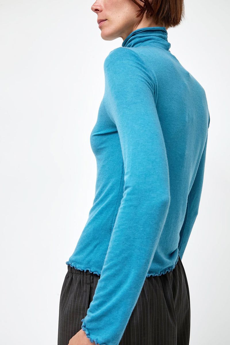 No.6 Lennon Turtleneck in Teal