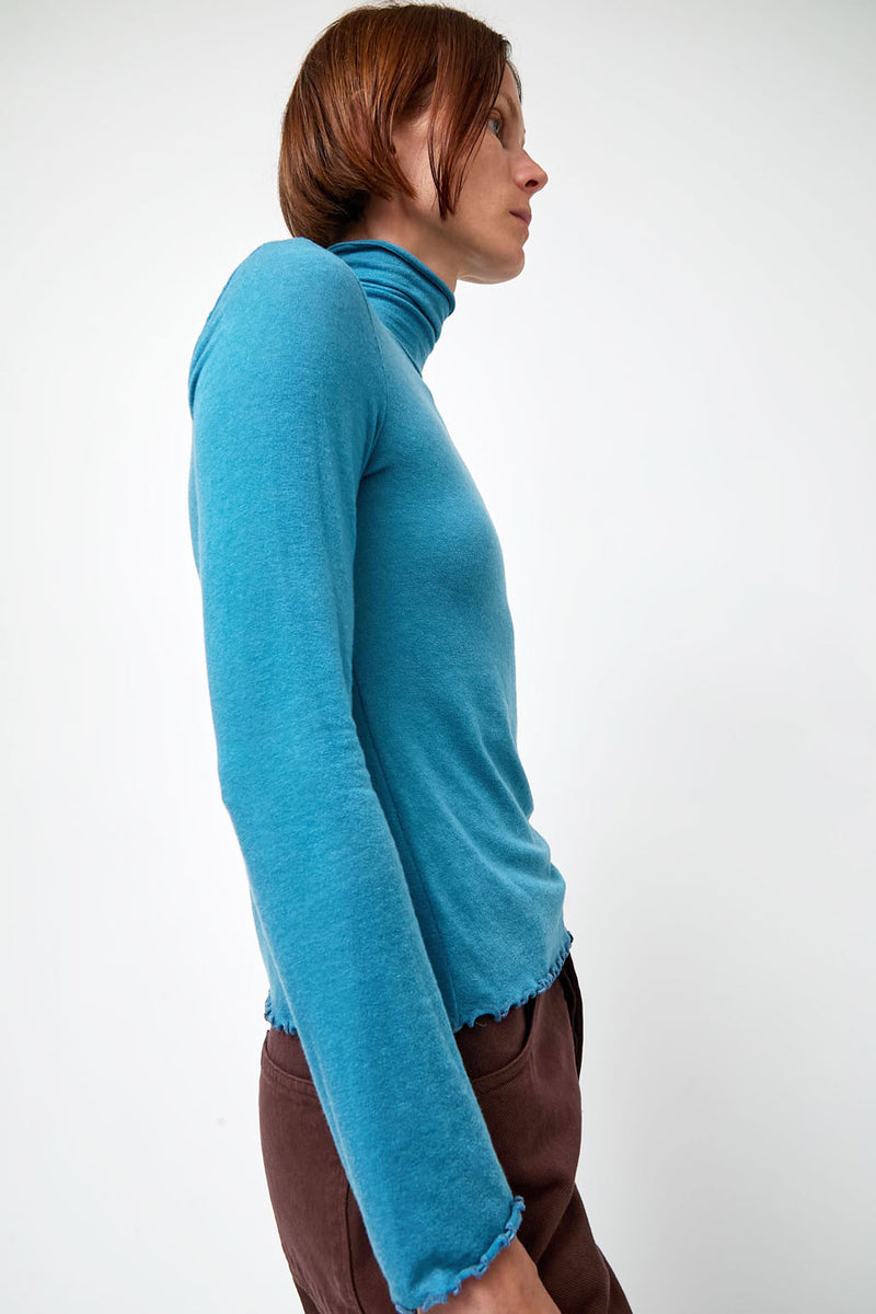 No.6 Lennon Turtleneck in Teal
