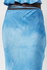 Les Coyotes de Paris Fluid Skirt in Maya Blue Tie Dye