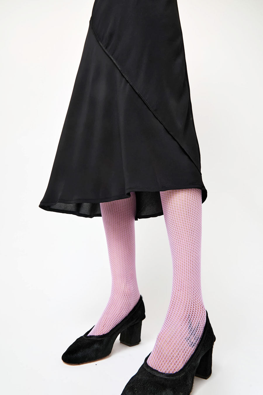 Leur Logette Short Mesh Socks in Lavender