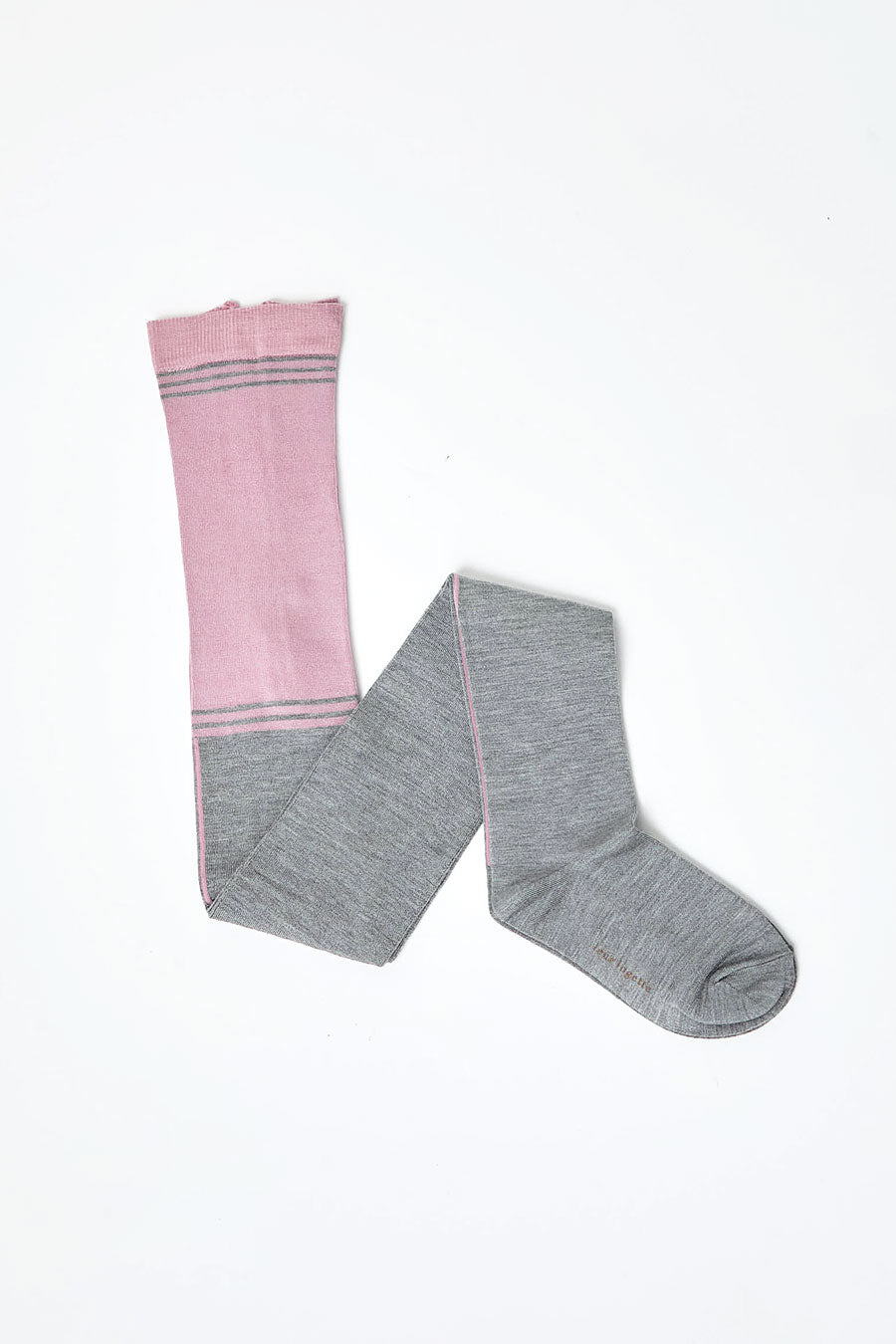 Leur Logette Back Stripe Tights in Gray