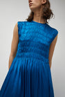 M Patmos Aliya Smocked Dress in Vibrant Blue