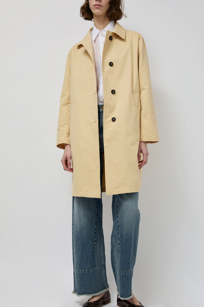 M Patmos Sylvie MacKintosh Coat in Stone