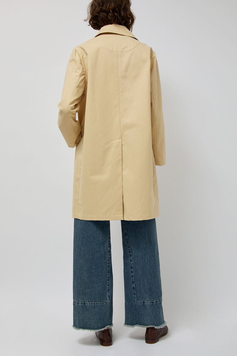 M Patmos Sylvie MacKintosh Coat in Stone