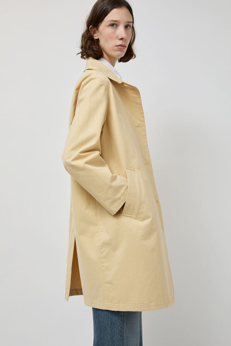 M Patmos Sylvie MacKintosh Coat in Stone