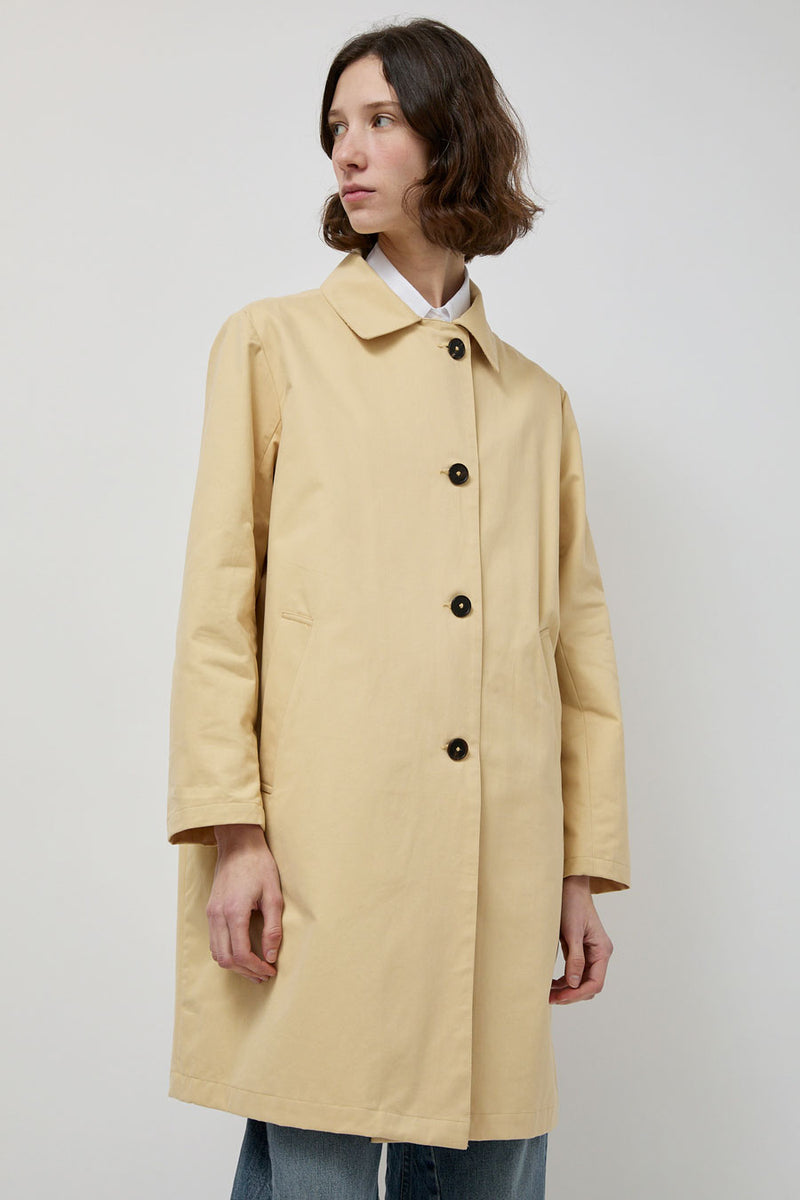 M Patmos Sylvie MacKintosh Coat in Stone