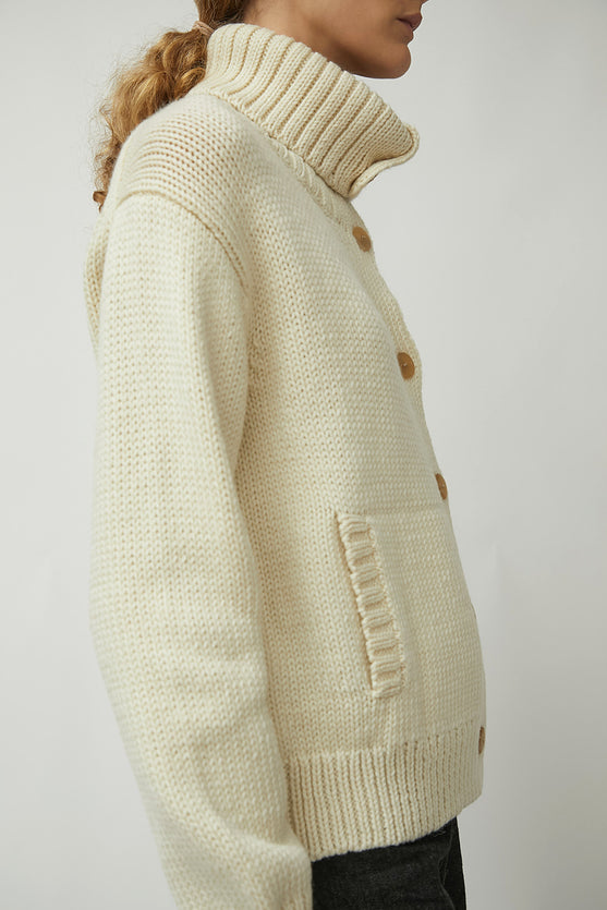 M Patmos Mila Cardigan in Ivory