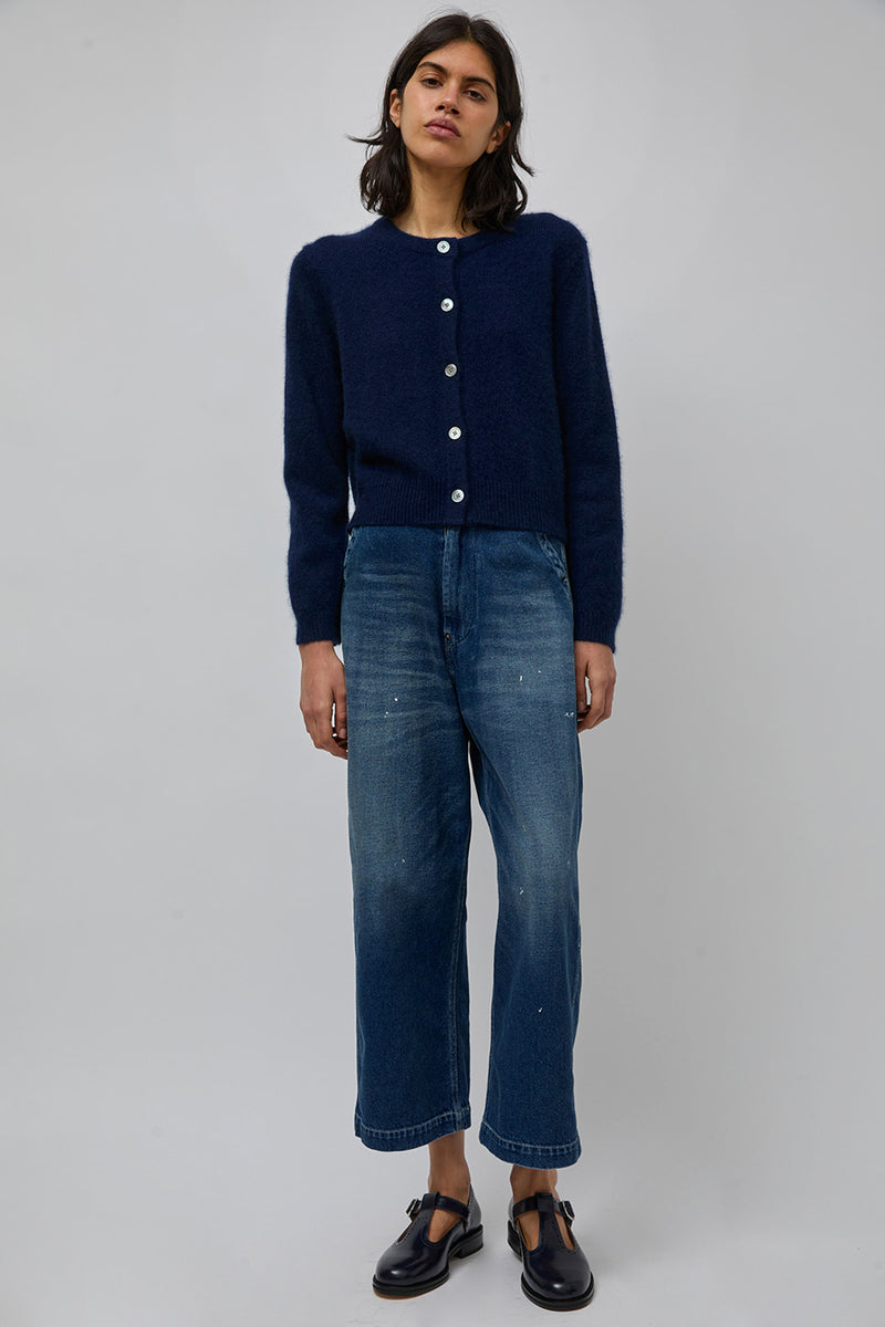 M Patmos Serene Cashmere Cardigan in Sapphire