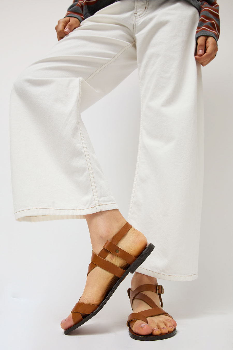 Maria Farro Lera Sandal in Caramel