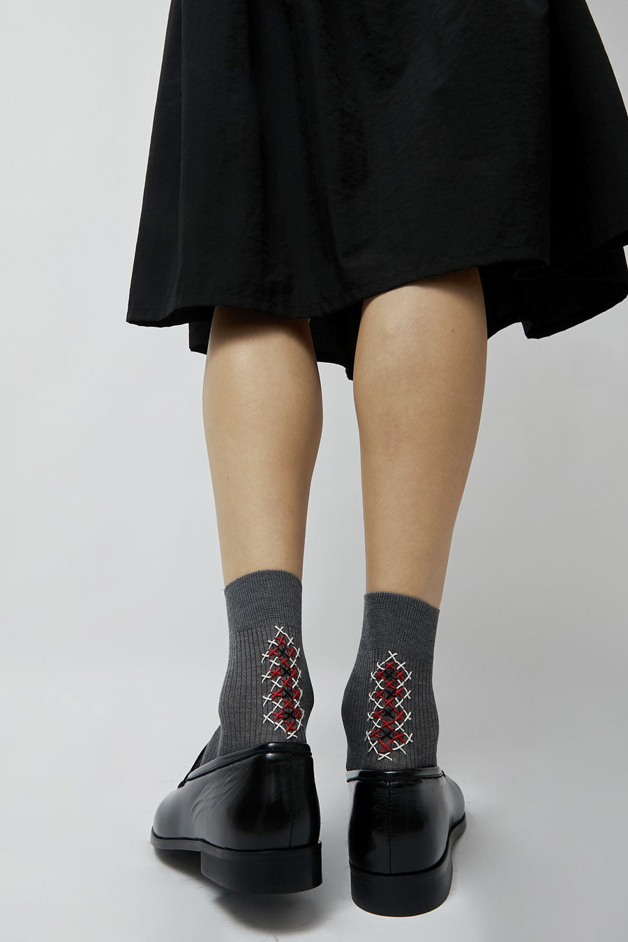 Maria La Rosa Alex Socks in Grey Melange