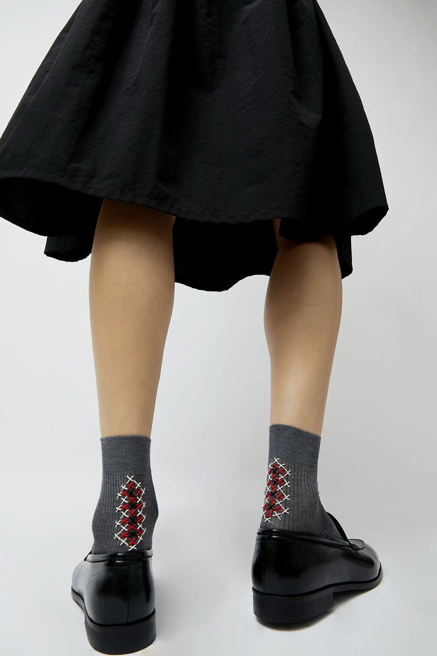 Maria La Rosa Alex Socks in Grey Melange