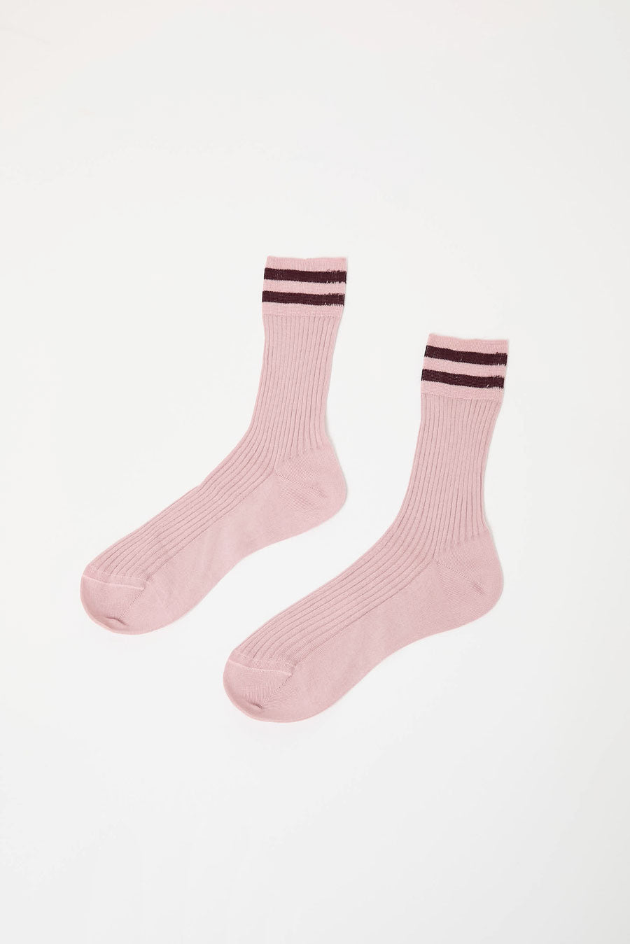 Maria La Rosa Bio Cotton Tube Socks in Pale Pink