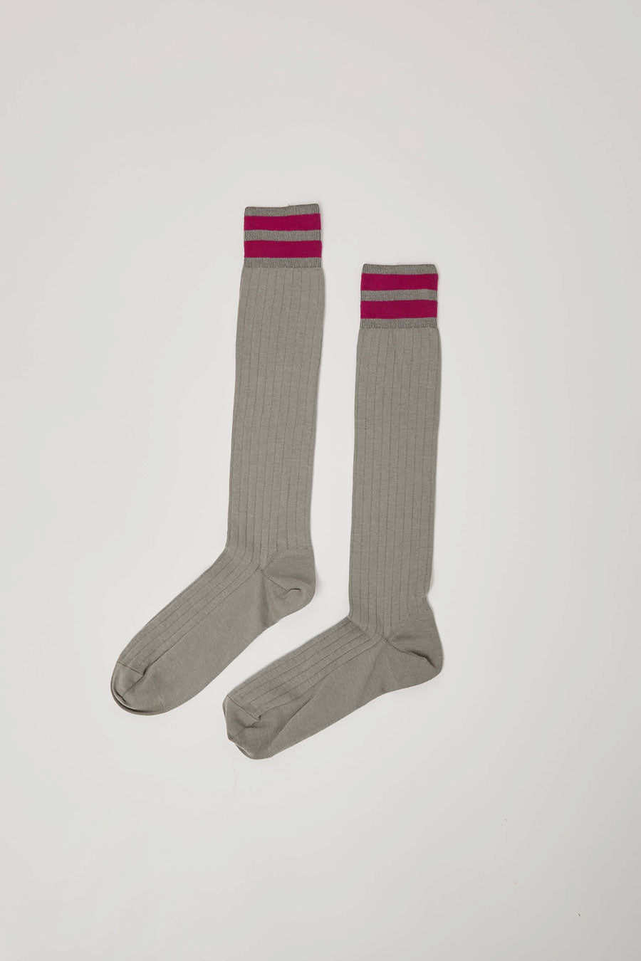 Maria La Rosa Bio Cotton Tube Socks in Steel