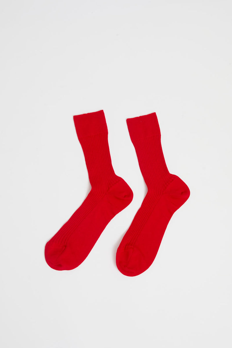 Maria La Rosa Bio Socks in Red