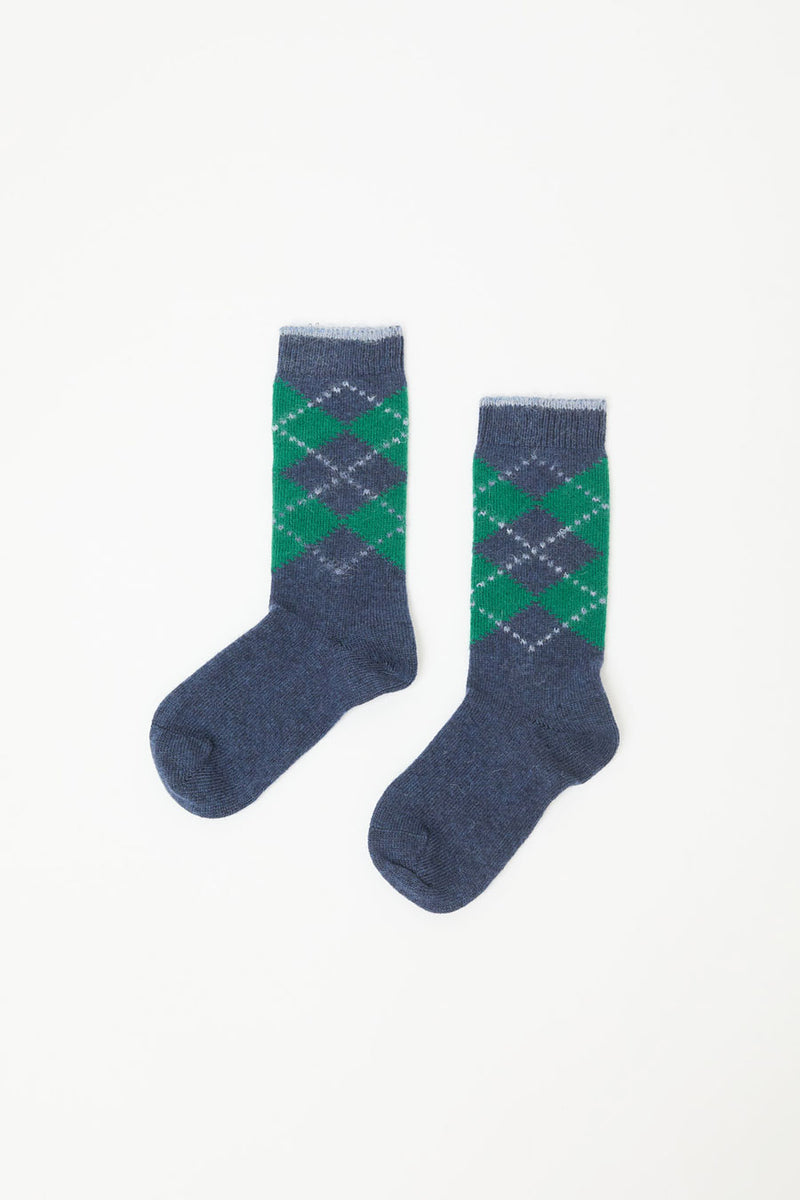 Maria La Rosa Britain Socks in Blue